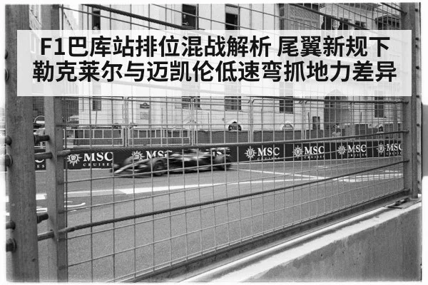 F1巴库站排位混战解析 尾翼新规下勒克莱尔与迈凯伦低速弯抓地力差异